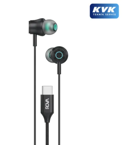 KVK TEKNİK SERVİS GARANTİLİ(1YIL) ROVA BKG514T Hİ-RES TYPE-C KABLOLU KULAKLIK 