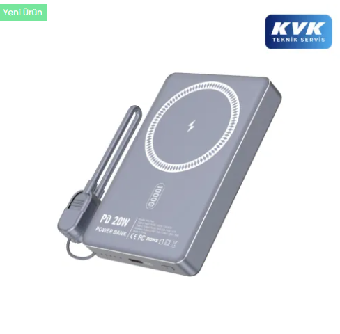 KVK TEKNİK SERVİS GARANTİLİ(1YIL)Rova PWS630G Powerbank ve Taşınabilir Şarj Cihazı - 10000 mAh/Magsafe