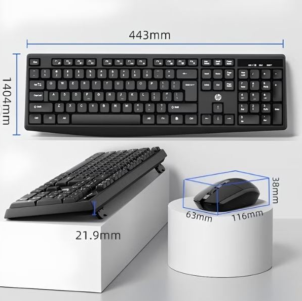 HP KABLOSUZ KLAVYE+MOUSE SET/CS10L/UZUN ŞAJ ÖMÜRLÜ