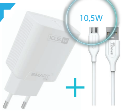 SMARTONE   CH - 901M  10.5W Şarj Aleti Ve Micro Kablo