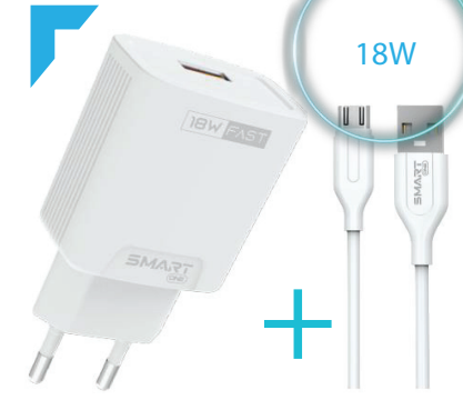 SMARTONE   CH - 902M   18W Şarj Aleti Ve Micro Kablo